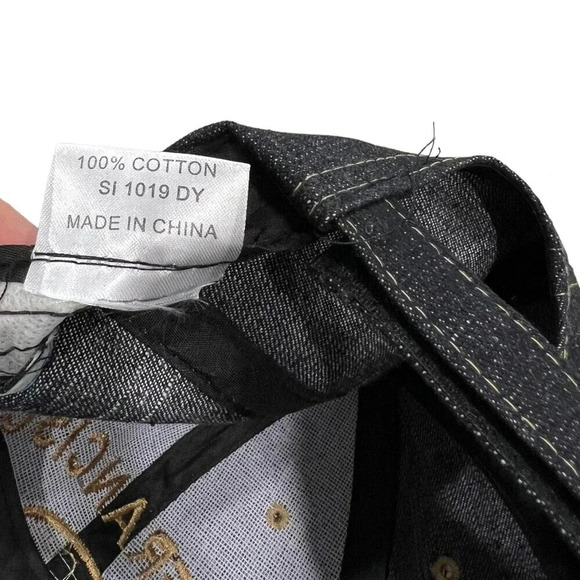 Lanza Gray Denim San Francisco Baseball Cap - Picture 5 of 5